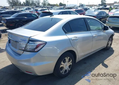 2013 Honda Civic Hybrid из США, поврежденный, VIN 19XFB4F38DE002931